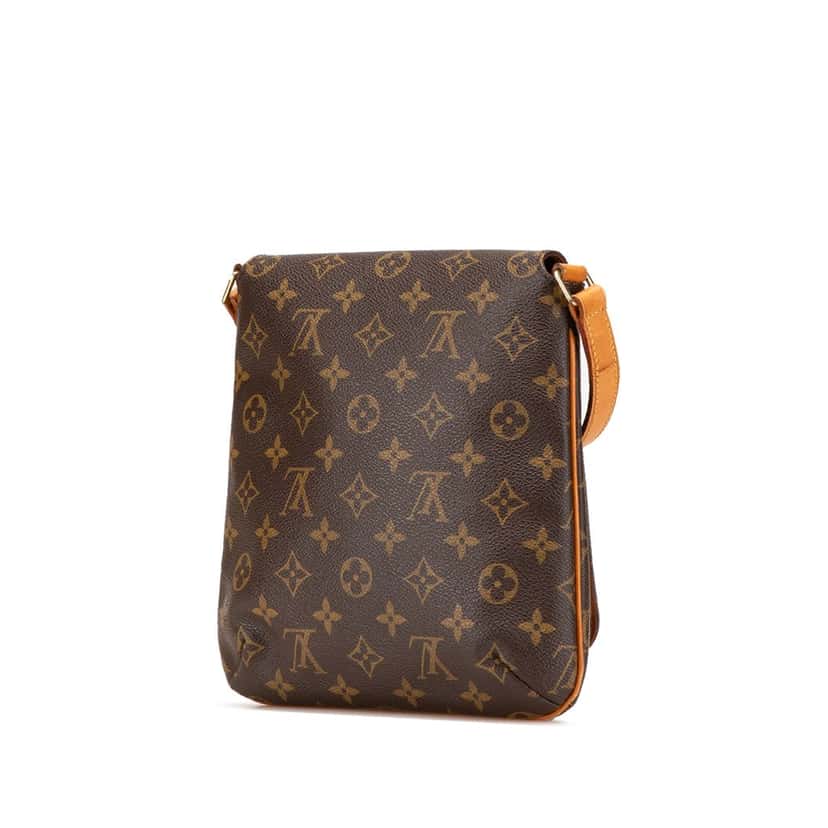 Louis Vuitton Monogram Musette Salsa Short Strap Brown Canvas Good condition - Back View