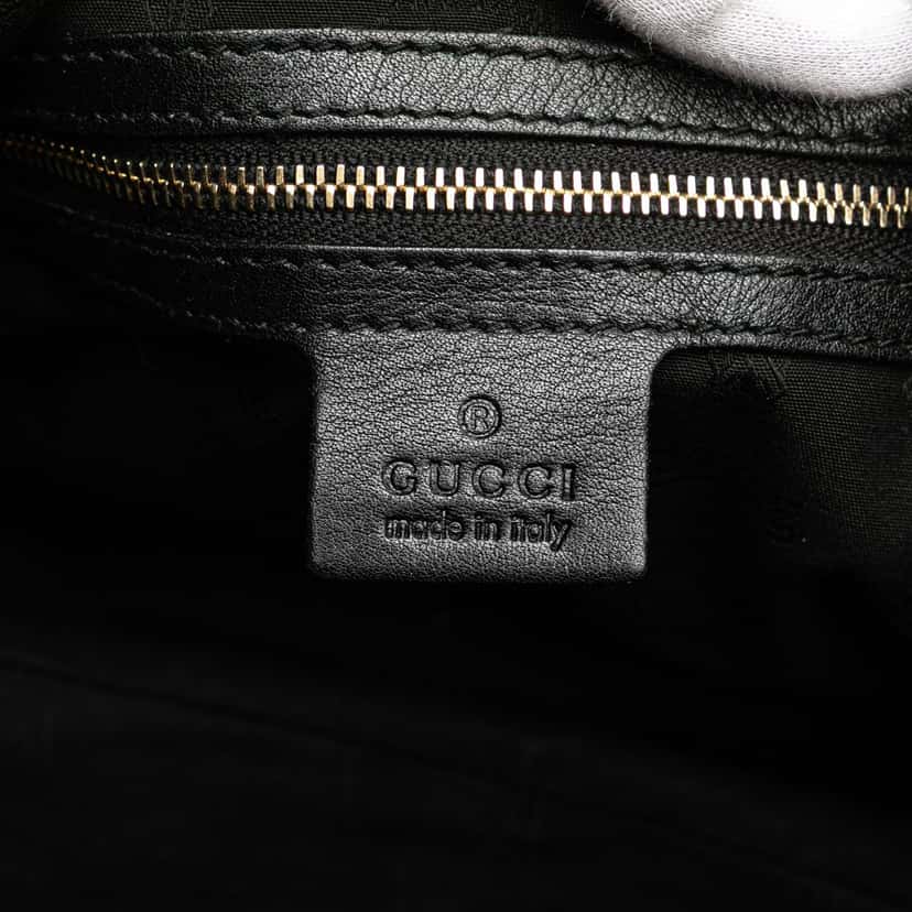 Gucci Guccissima Charlotte Tote Black Leather Good condition - Box View