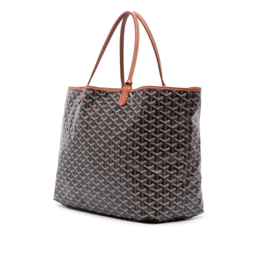 Goyard Goyardine Saint Louis GM Black Canvas Good condition - Back View