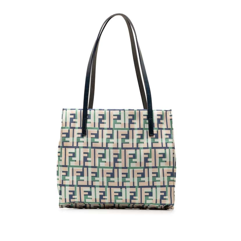 Fendi Multicolor Zucca Tote MultiColor Canvas Good condition - Inside View