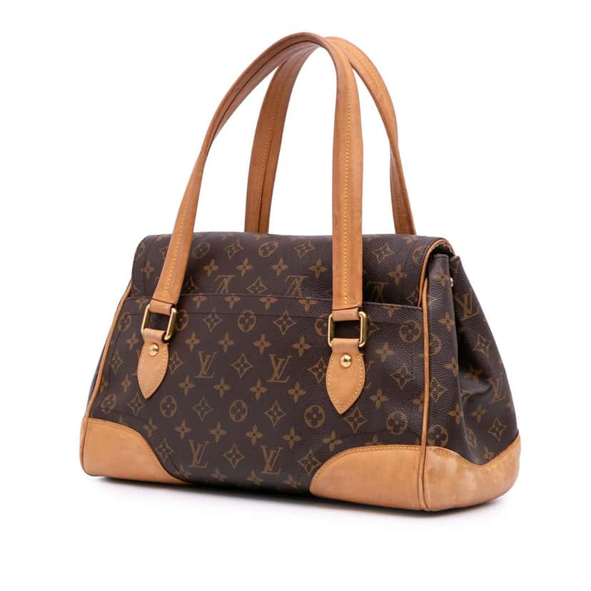 Louis Vuitton Monogram Beverly GM Brown Canvas Good condition - Back View