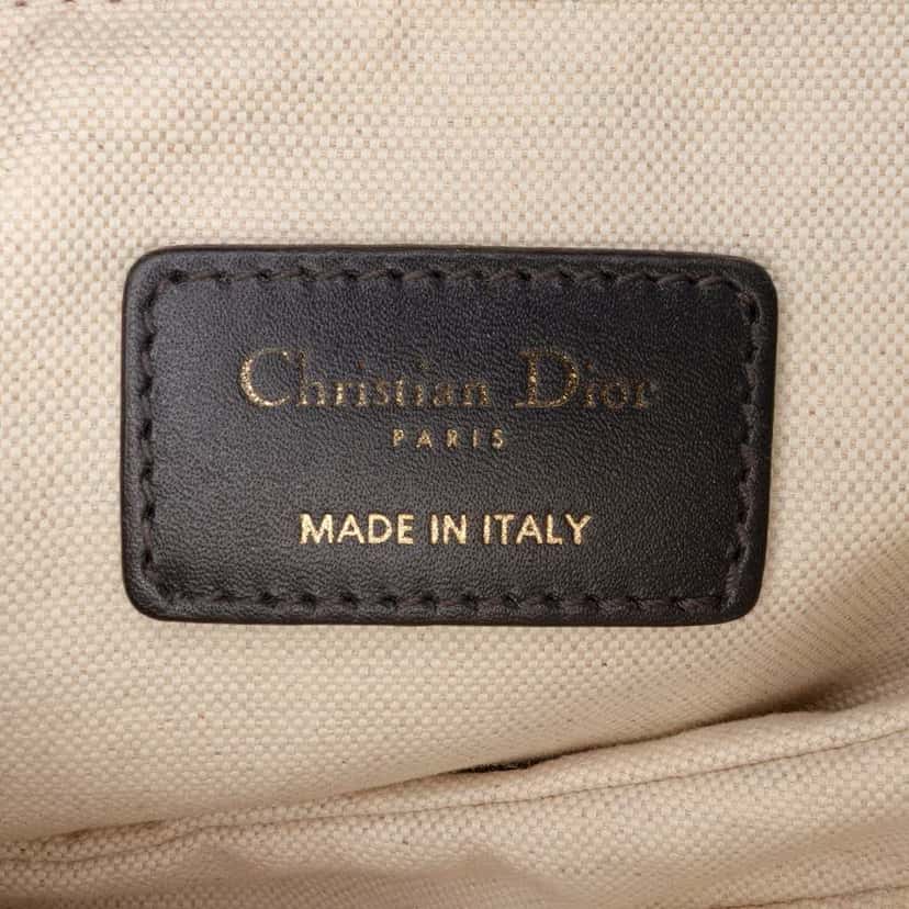Dior Mini Oblique Canvas Saddle Bag Blue Canvas Good condition - Box View