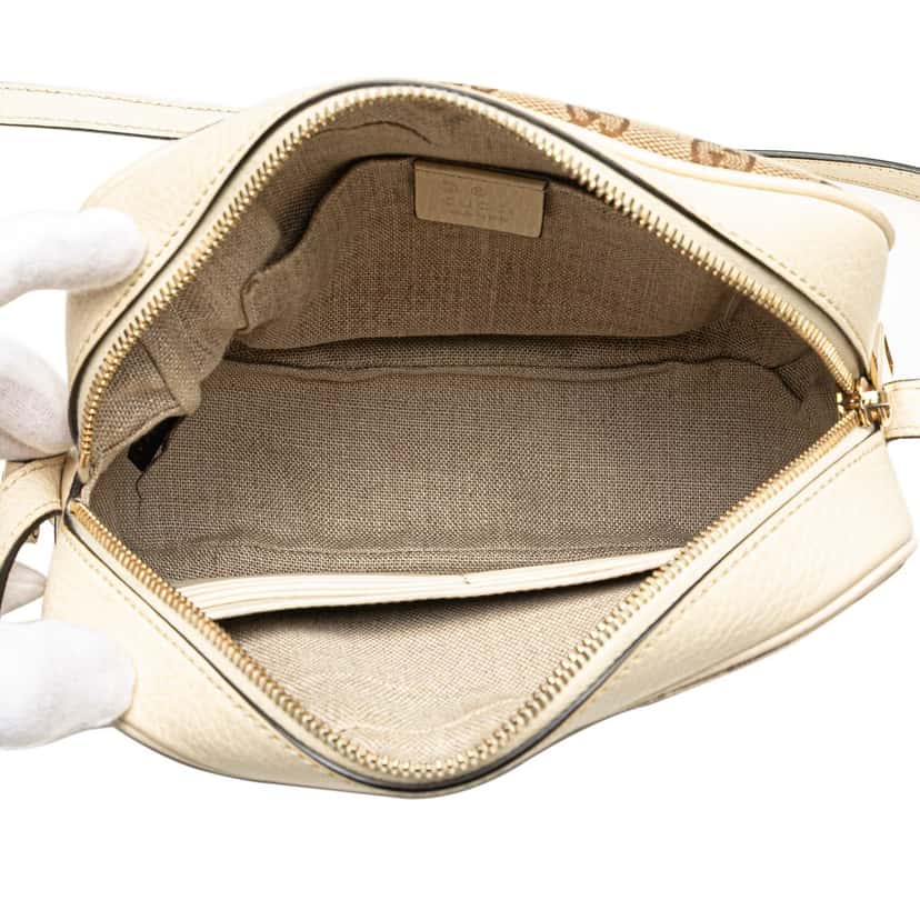 Gucci GG Canvas Bree Crossbody Brown Canvas Good condition - Model View