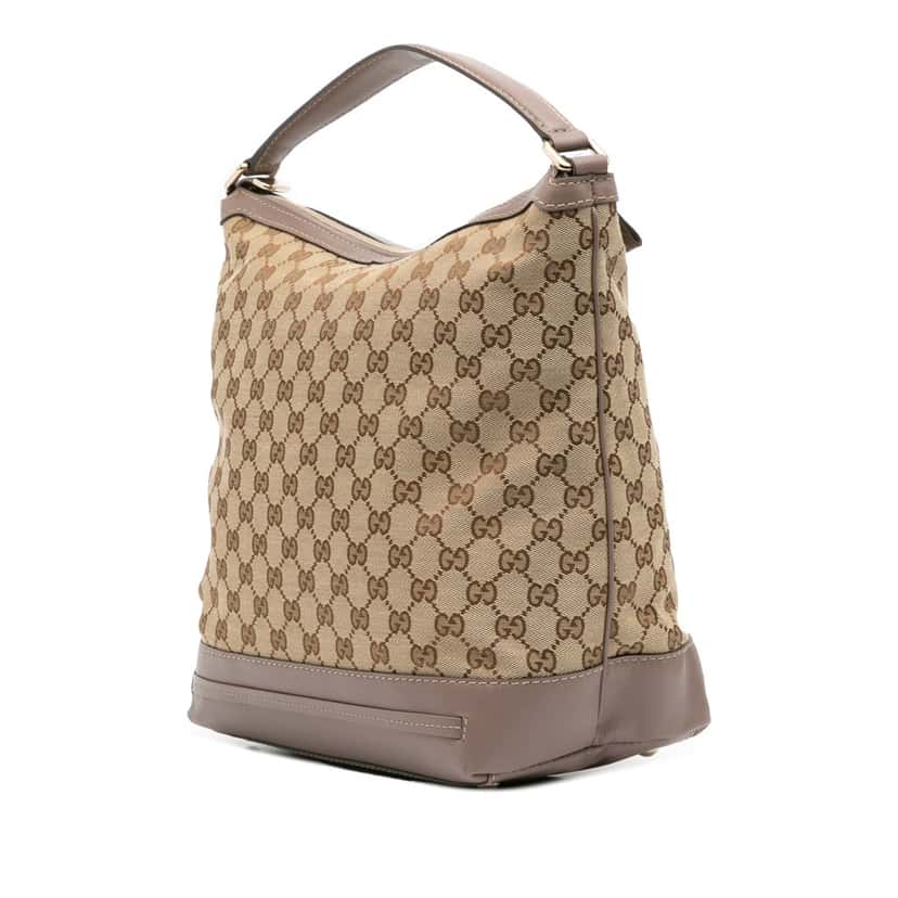 Gucci GG Canvas Mayfair Hobo Brown Canvas Good condition - Back View