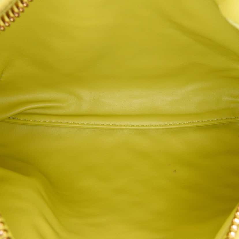 Bottega Veneta Mini Nappa Intrecciato Jodie Yellow Leather Good condition - Model View