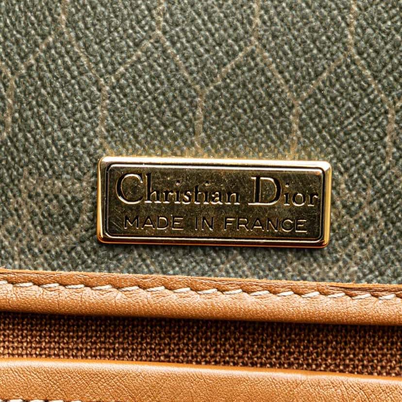 Dior Honeycomb Coated Canvas Crossbody Black Canvas Good condition - Box View