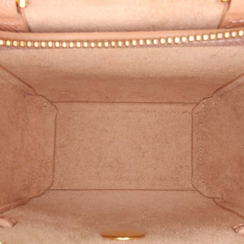 Celine Pico Grained Calfskin Belt Bag Pink Leather Good condition - Model View