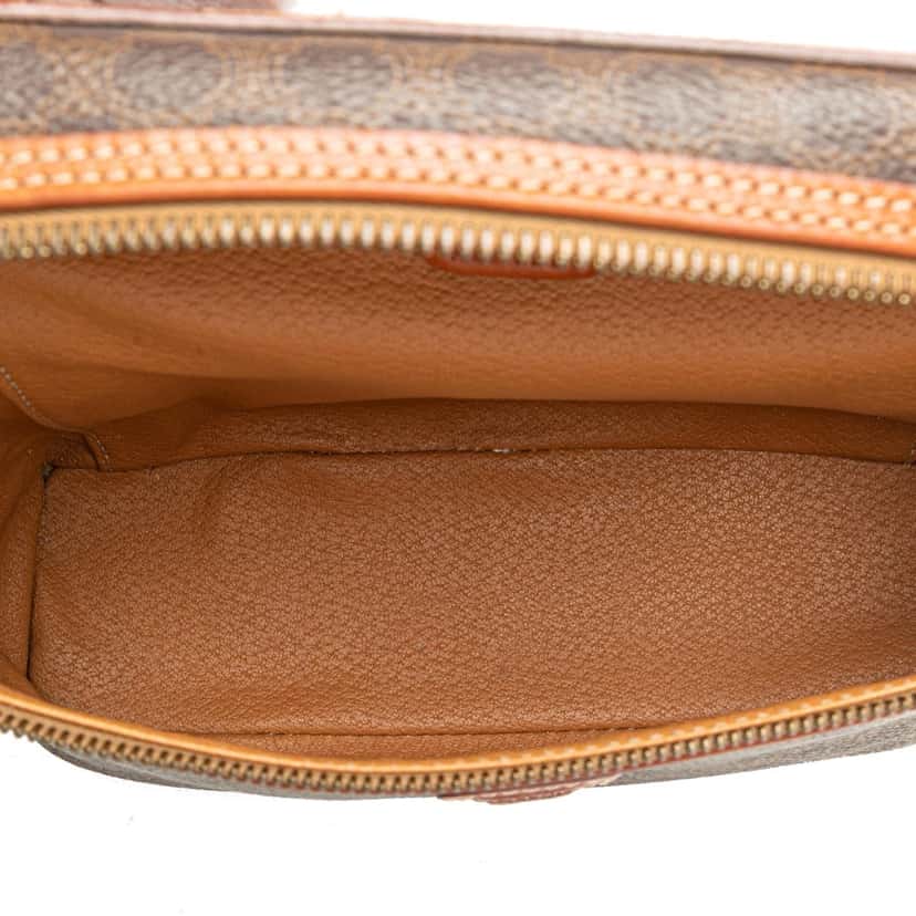Celine Macadam Coated Canvas Vanity Bag Brown Canvas Good condition - Model View
