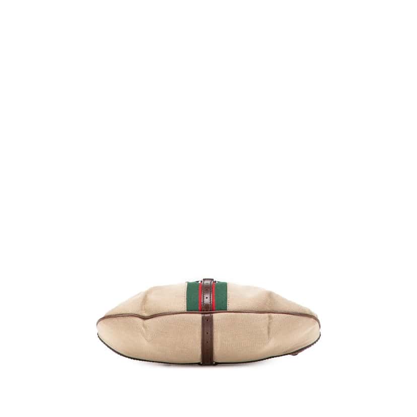 Gucci Web Canvas Reins Hobo Brown Canvas Good condition - Inside View