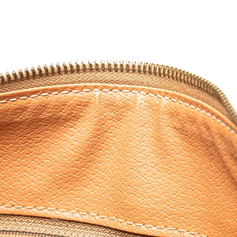Celine Macadam Coated Canvas Boston Bag Brown Canvas Good condition - Box View