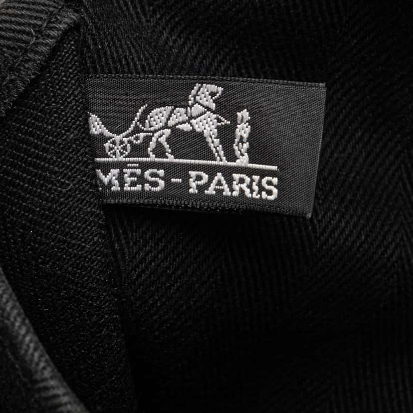 Hermès Toile Valparaiso PM Black Canvas Good condition - Box View