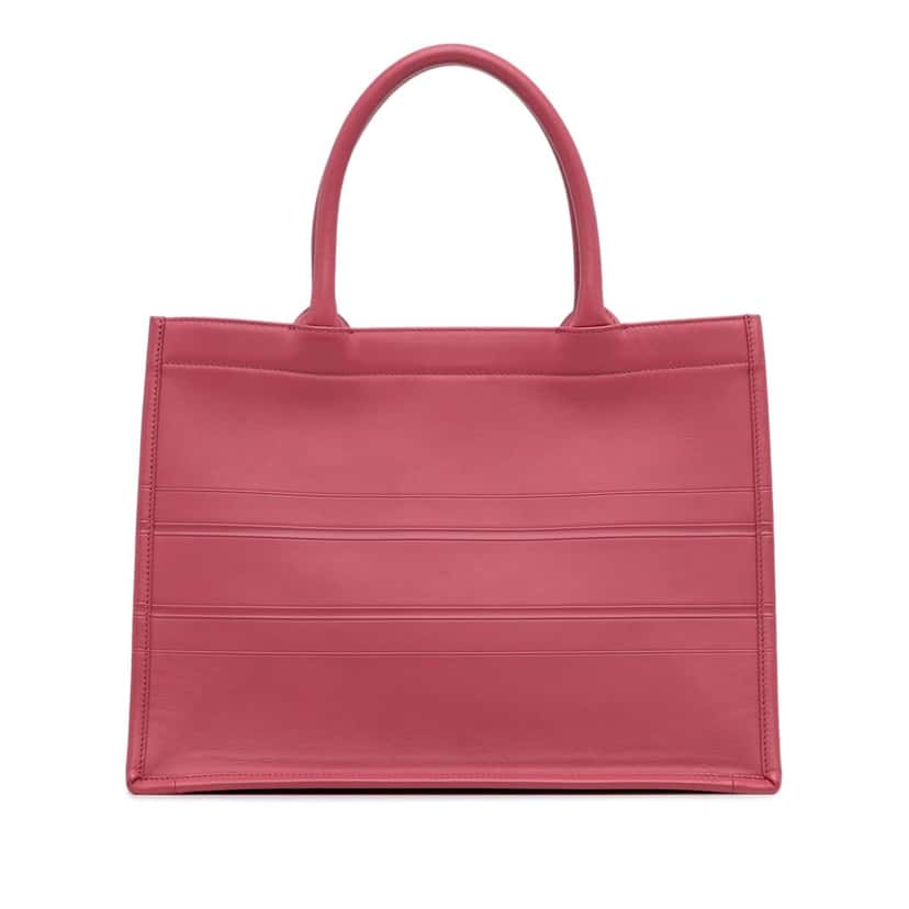 Dior Medium Embossed Book Tote Pink Leather Good condition - Inside View