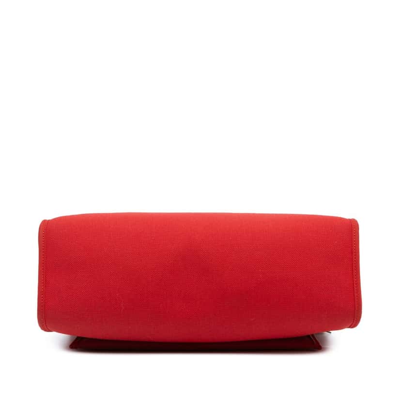 Hermès Toile Herbag Zip 31 Red Canvas Good condition - Inside View