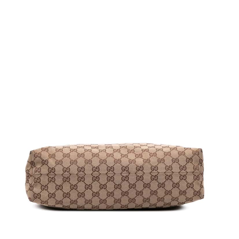 Gucci GG Canvas Icon Bit Satchel Brown Canvas Good condition - Inside View