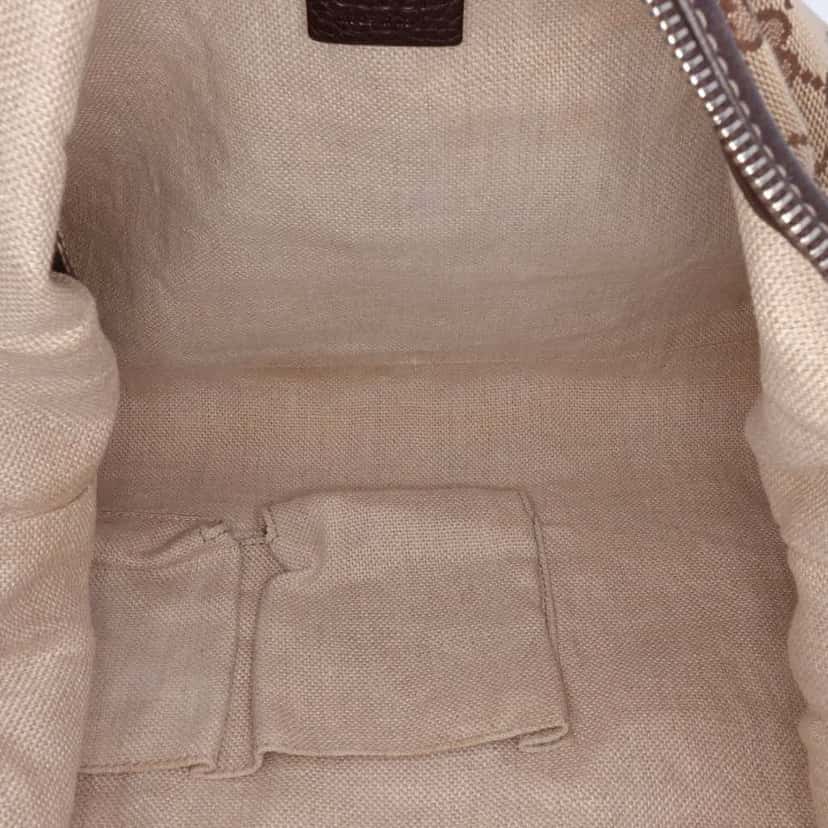 Gucci GG Canvas Icon Bit Satchel Brown Canvas Good condition - Model View