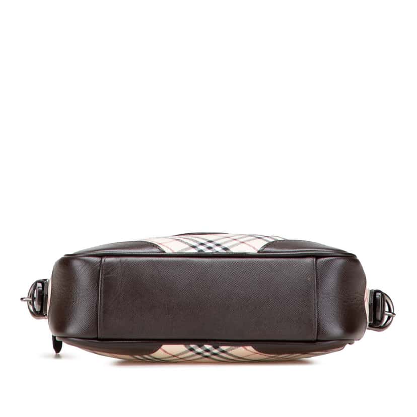 Burberry Nova Check Canvas Crossbody Brown Canvas Good condition - Inside View