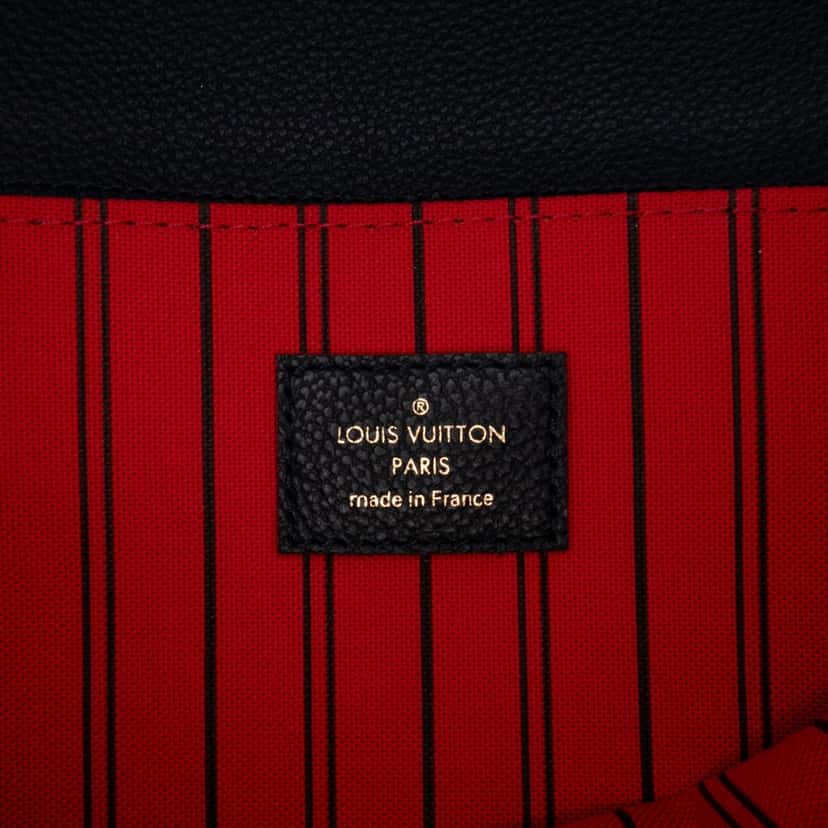 Louis Vuitton Monogram Empreinte Pochette Metis Blue Leather Good condition - Box View