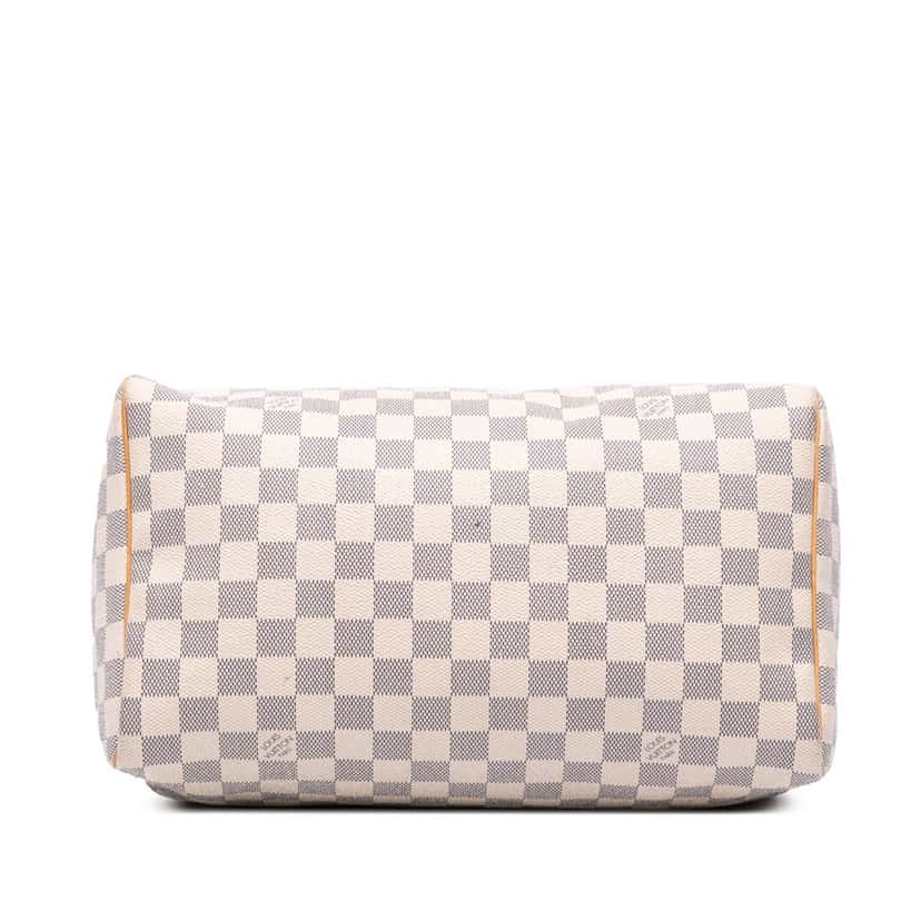 Louis Vuitton Damier Azur Speedy 30 White Canvas Good condition - Inside View