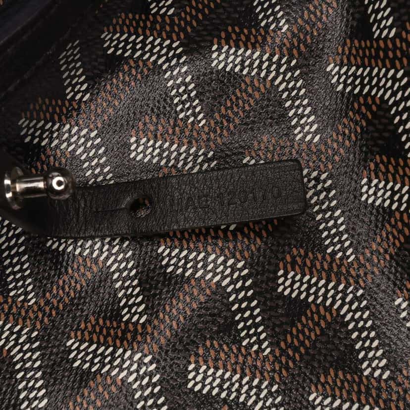 Goyard Goyardine Saint Louis PM Black Canvas Good condition - Box View