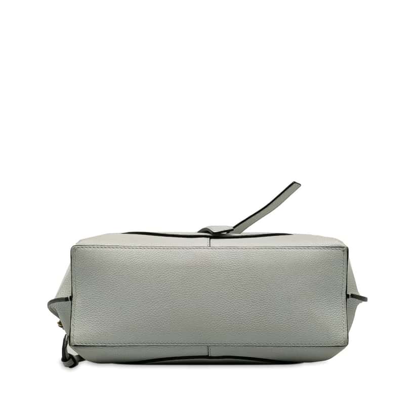 Loewe Mini Gate Top Handle Satchel Grey Leather Good condition - Model View