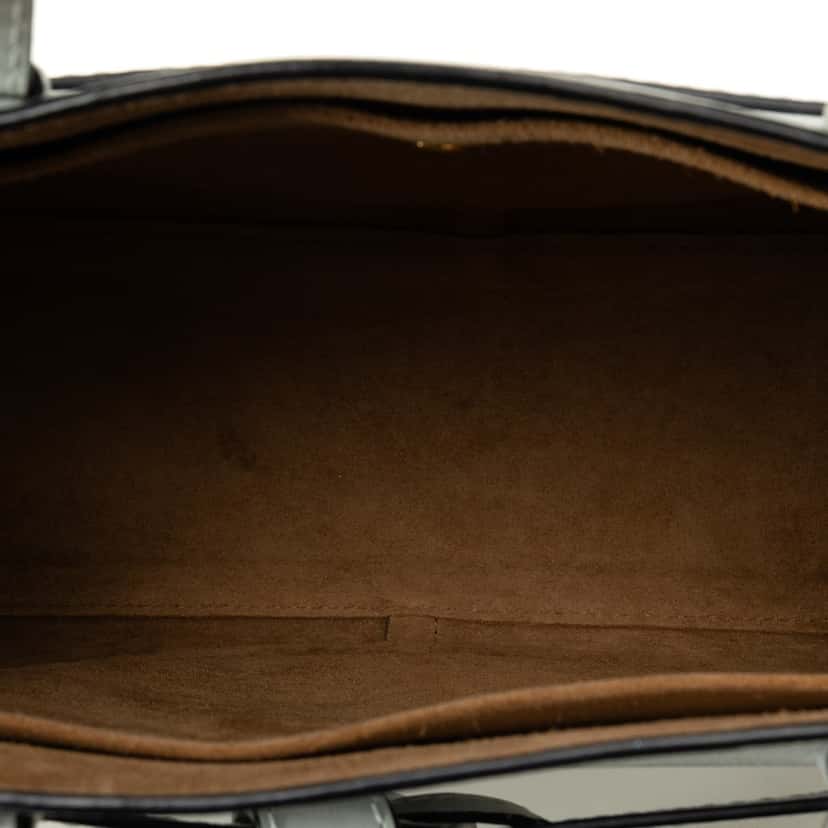 Loewe Mini Gate Top Handle Satchel Grey Leather Good condition - Box View