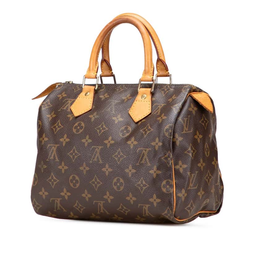 Louis Vuitton Monogram Speedy 25 Brown Canvas Good condition - Back View