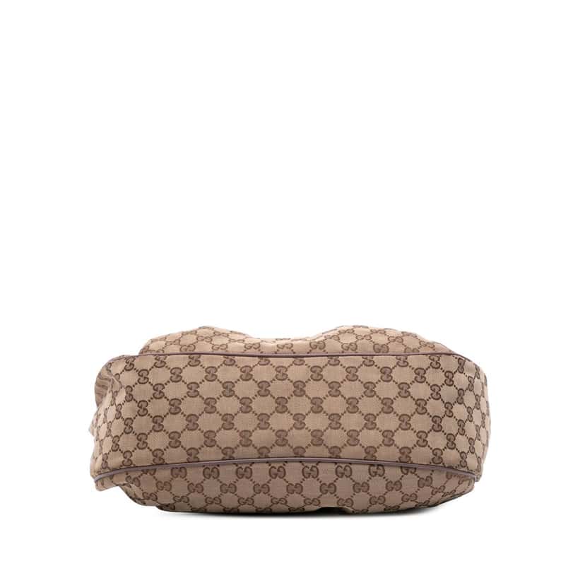 Gucci GG Canvas Sukey Shoulder Bag Brown Canvas Good condition - Inside View