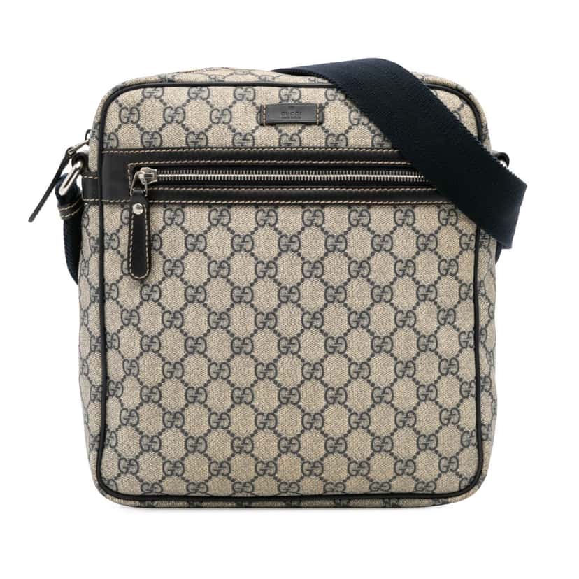 Gucci GG Supreme Crossbody Brown Canvas Good condition - Front View