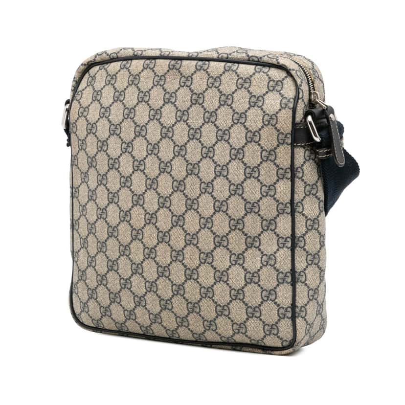 Gucci GG Supreme Crossbody Brown Canvas Good condition - Back View