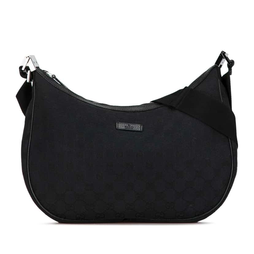 Gucci GG Canvas Crossbody Black Canvas Good condition - Front View