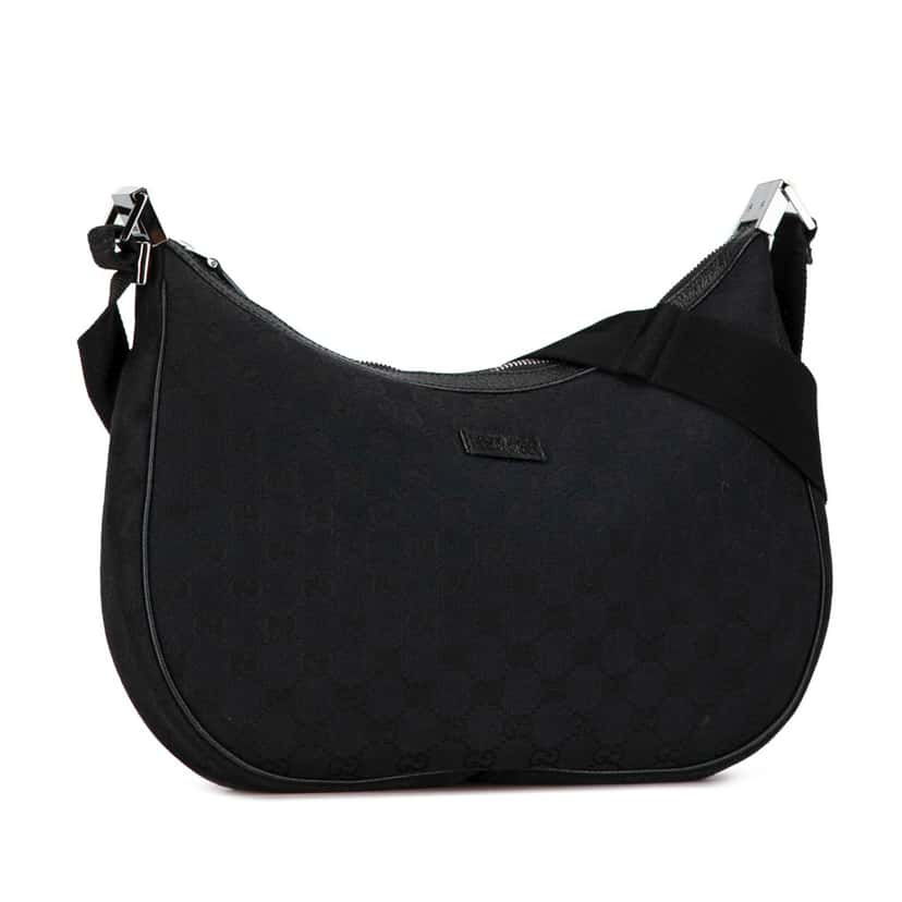 Gucci GG Canvas Crossbody Black Canvas Good condition - Back View