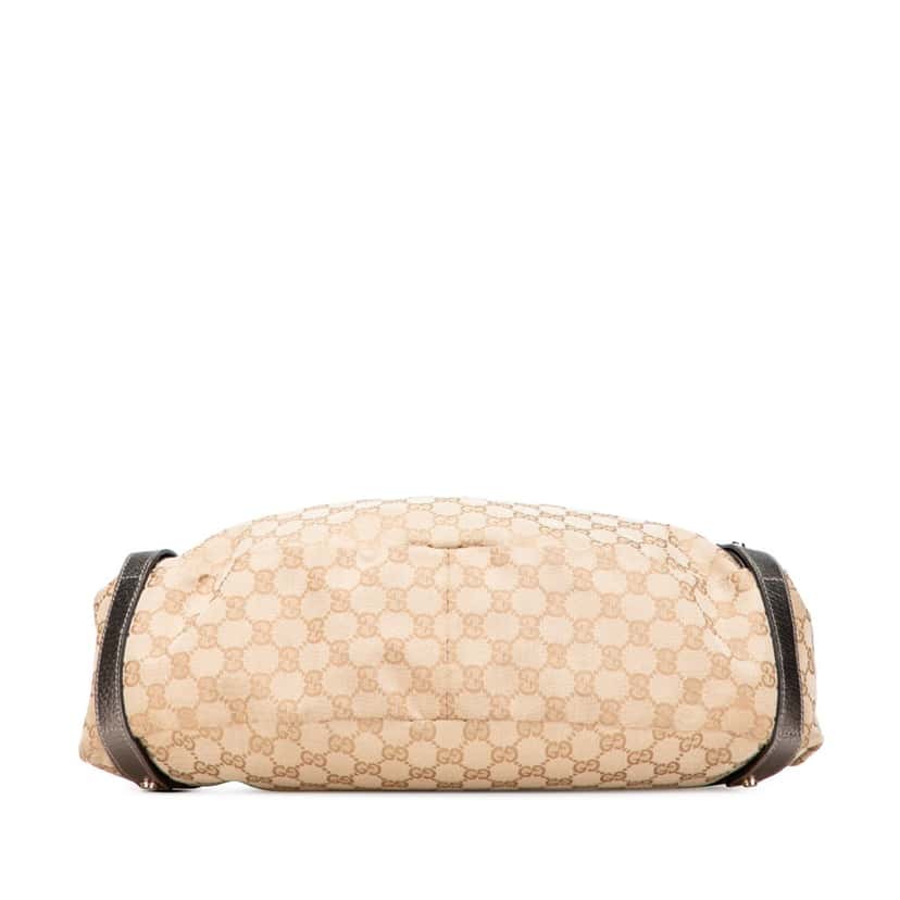 Gucci GG Canvas Abbey D Ring Tote Brown Canvas Good condition - Inside View