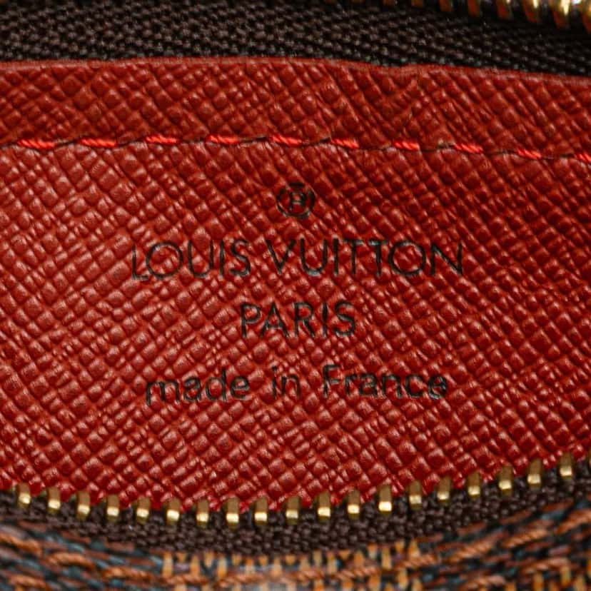 Louis Vuitton Damier Ebene Papillon Pochette Brown Canvas Good condition - Box View