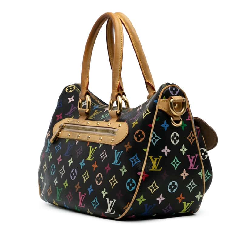 Louis Vuitton Monogram Multicolore Rita Black Canvas Fair condition - Back View