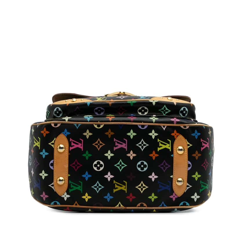 Louis Vuitton Monogram Multicolore Rita Black Canvas Fair condition - Inside View