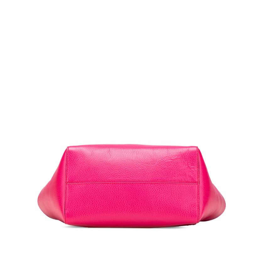 Gucci Medium Dollar Calfskin Swing Tote Pink Leather Good condition - Inside View