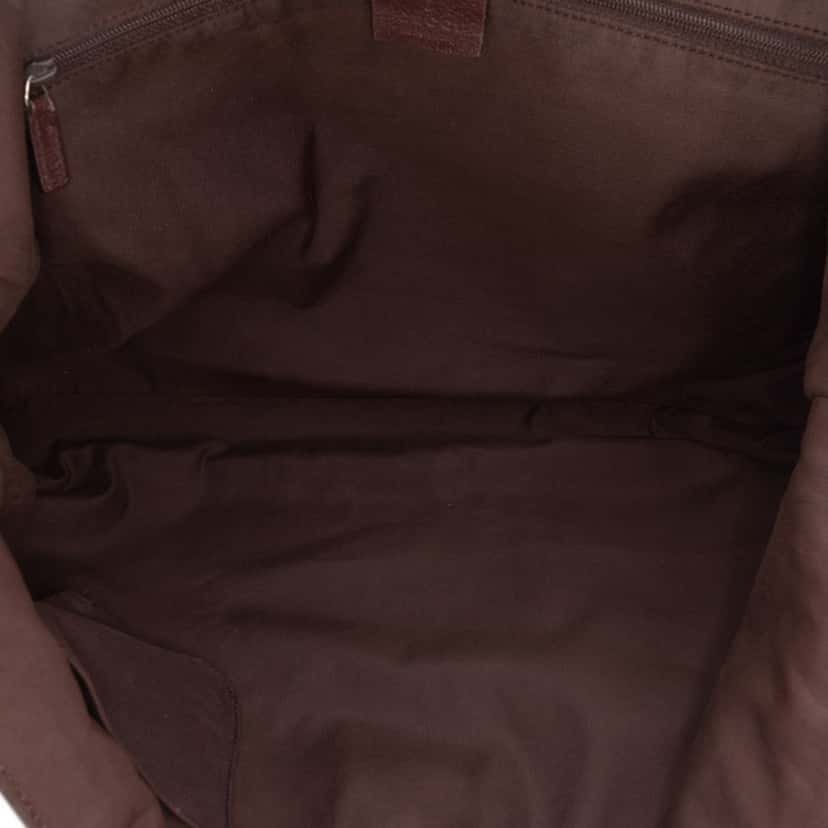 Gucci GG Canvas Abbey D Ring Tote Brown Canvas Good condition - Model View