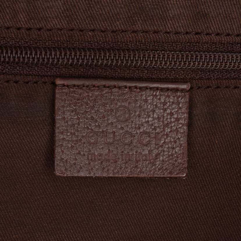 Gucci GG Canvas Abbey D Ring Tote Brown Canvas Good condition - Box View