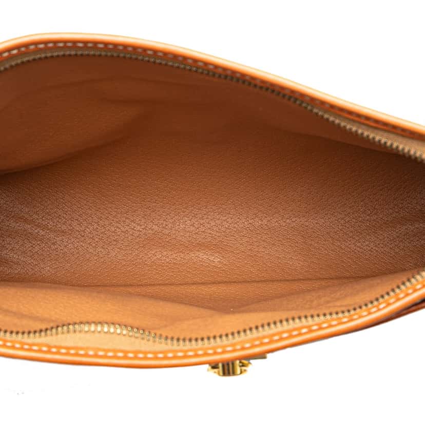 Celine Macadam Coated Canvas Clutch Brown Canvas Good condition - Model View