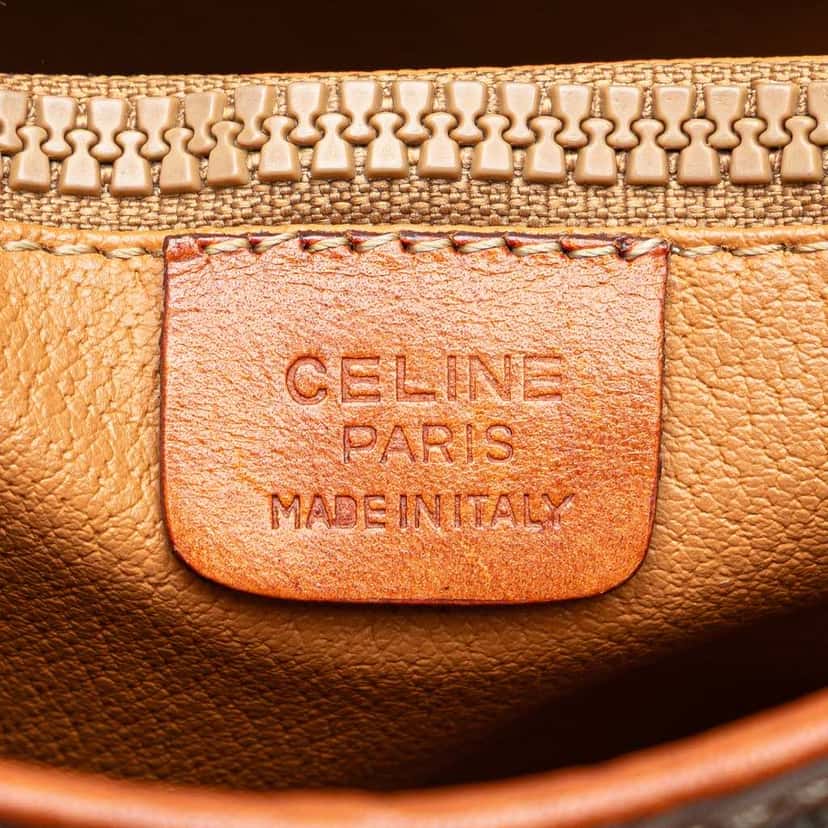 Celine Macadam Coated Canvas Tote Brown Canvas Good condition - Box View