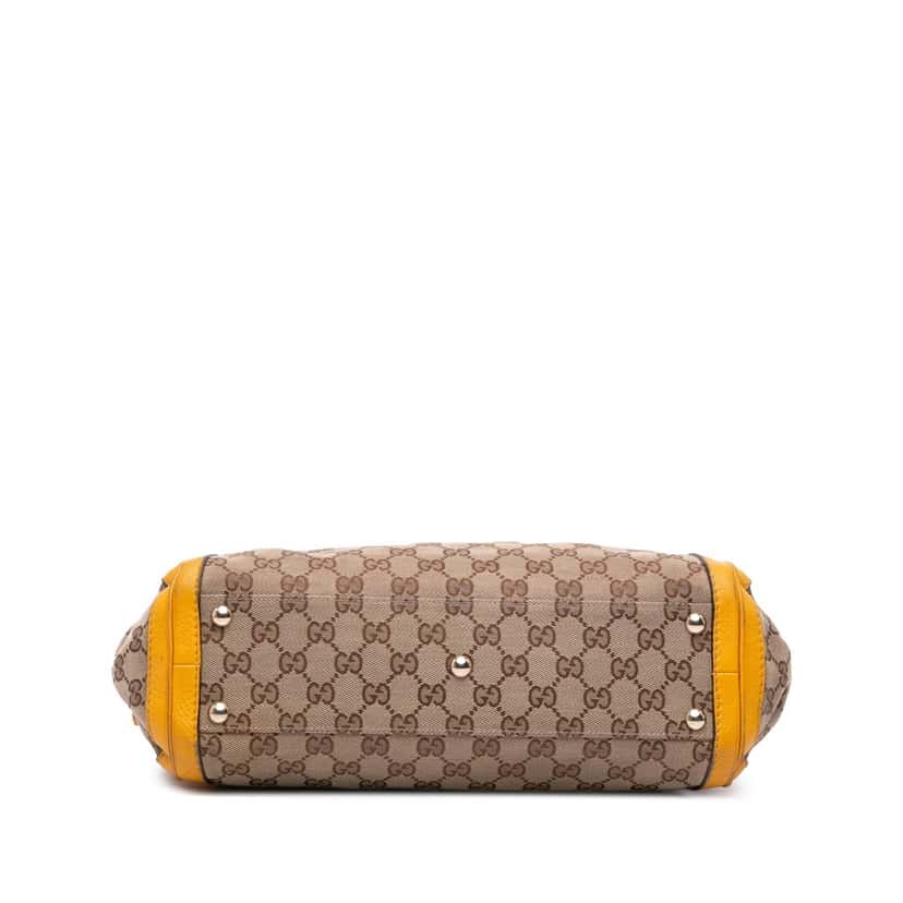 Gucci GG Canvas Bella Satchel Brown Canvas Good condition - Inside View