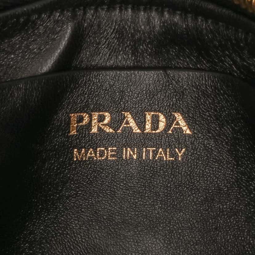 Prada Mini Re-Nylon Arque Bag Black Good condition - Box View