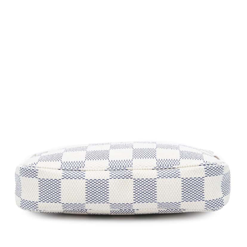 Louis Vuitton Damier Azur Mini Pochette Accessoires White Canvas Good condition - Inside View