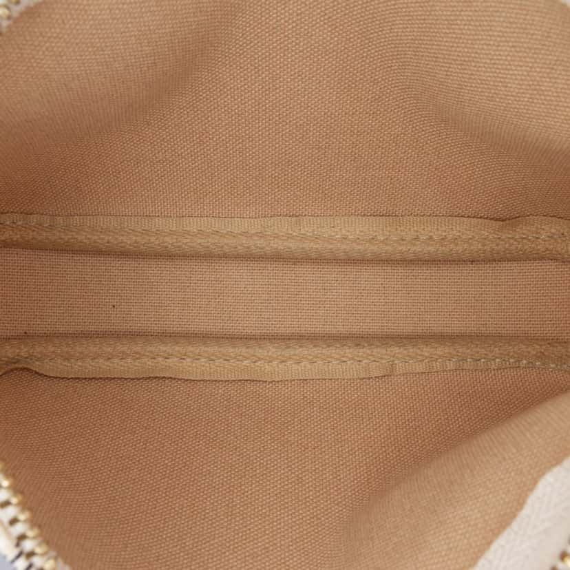 Louis Vuitton Damier Azur Mini Pochette Accessoires White Canvas Good condition - Model View