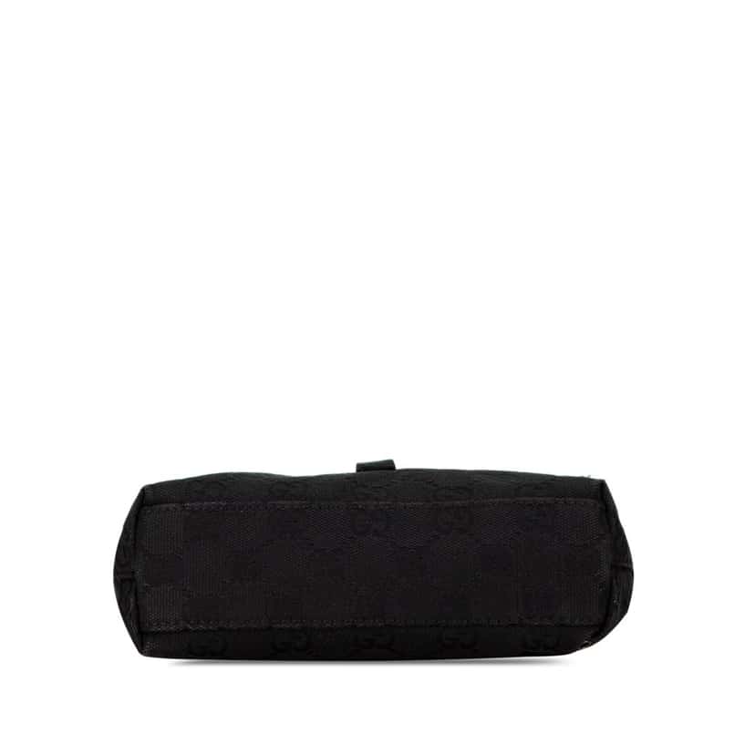Gucci GG Canvas Jackie Belt Bag Black Canvas Good condition - Model View