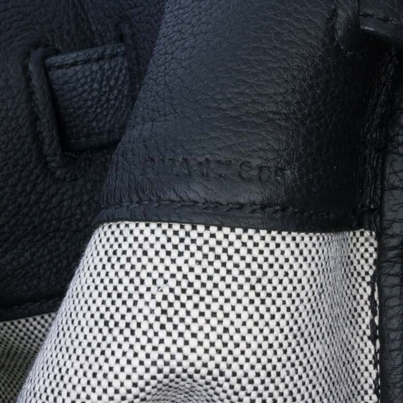 Hermès Toile Criss and Evercolor HAC Birkin 40 Grey Canvas Good condition - Box View