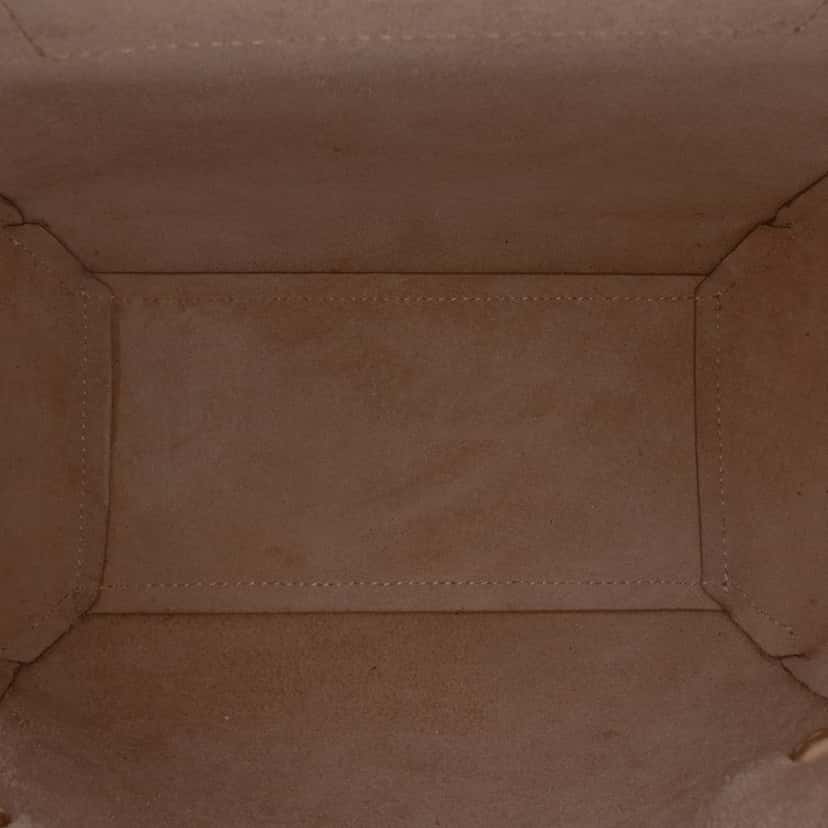 Celine Nano Grained Calfskin Belt Bag Gold Leather Very good condition - Model View