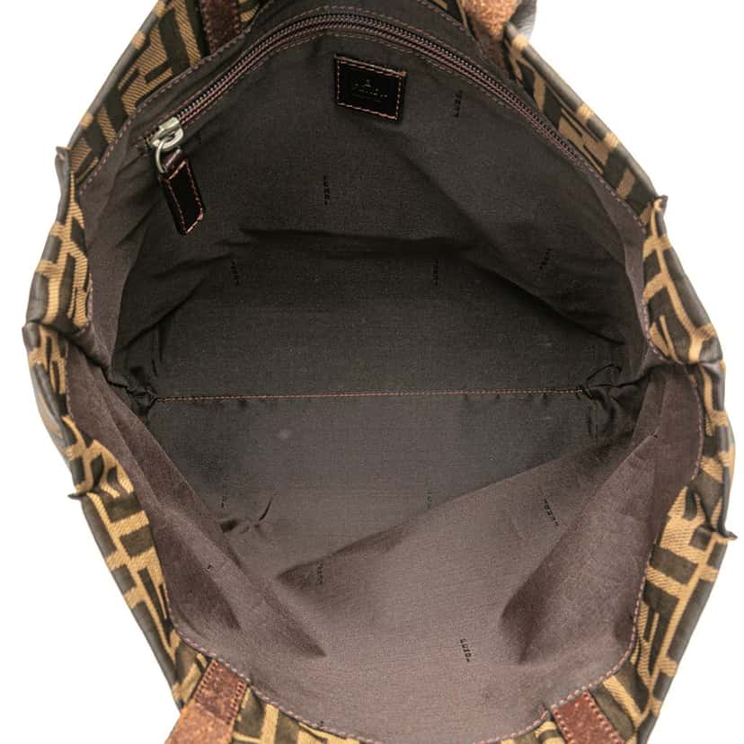 Fendi Zucca Canvas Tote Brown Canvas Good condition - Model View