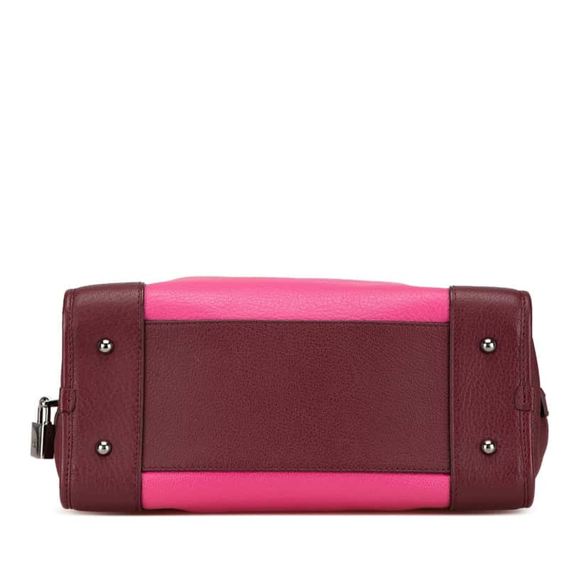 Loewe Tricolor Goatskin Amazona 28 Pink Leather Good condition - Inside View
