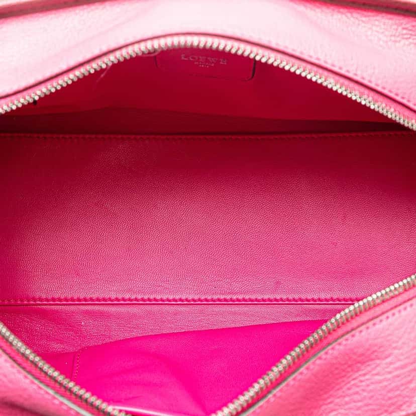 Loewe Tricolor Goatskin Amazona 28 Pink Leather Good condition - Model View